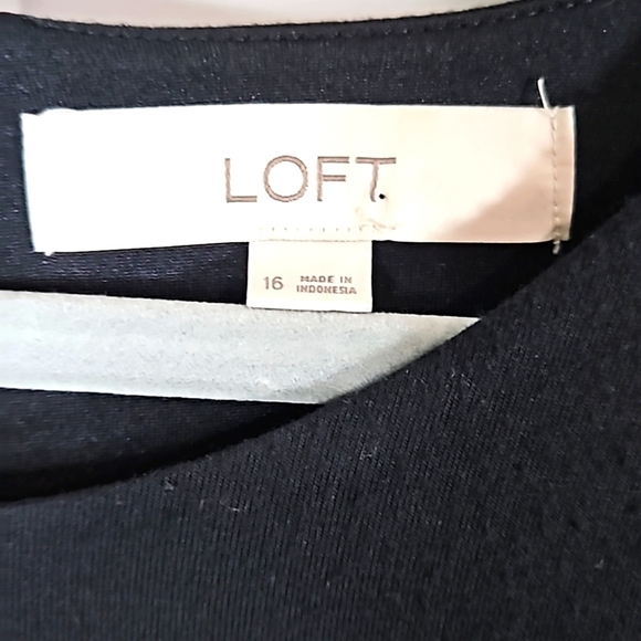 Loft Black Dress Size 16 - Picture 2 of 7